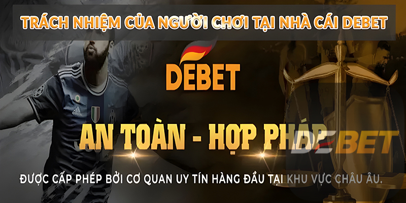 Khám phá chính sách miễn trừ trách nhiệm Debet 3 Trách nhiệm của người chơi tại nhà cái Debet